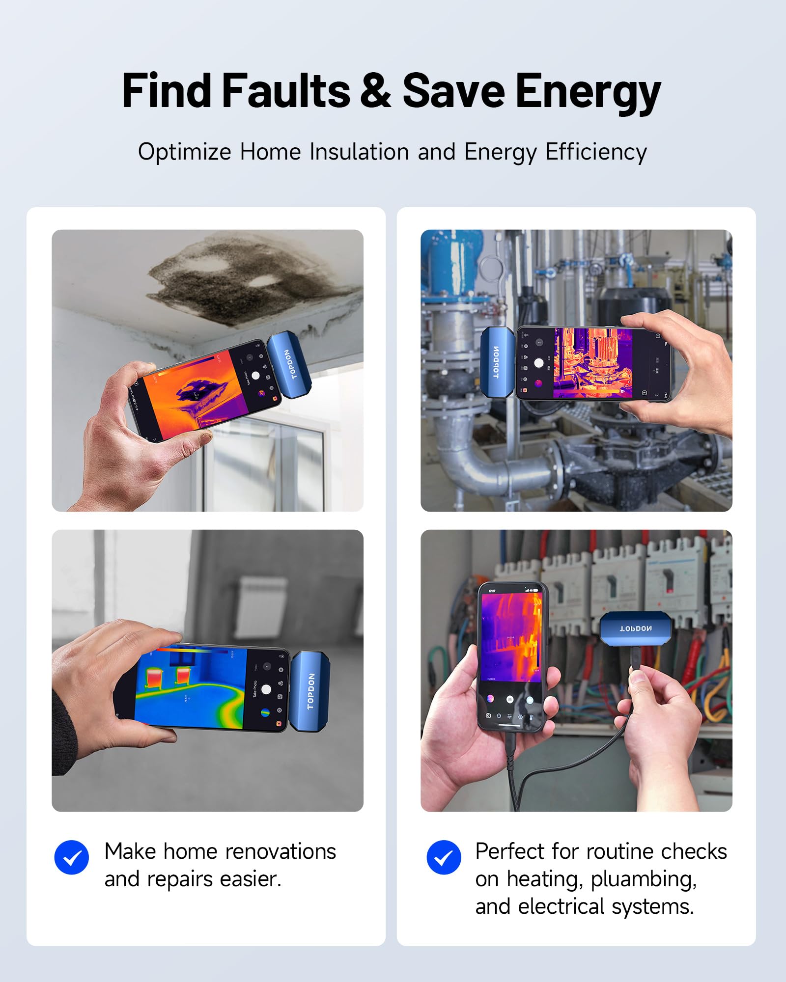 Amazon.com: TOPDON TC001 Thermal Camera for Android, Super